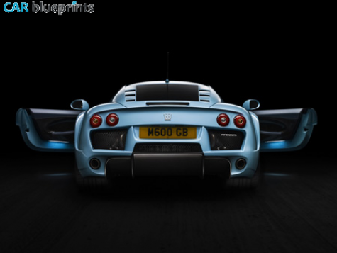 2009 Noble M600 Coupe blueprint