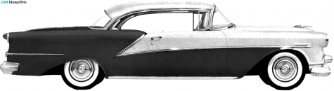 1954 Oldsmobile 98 Holiday Coupe blueprint