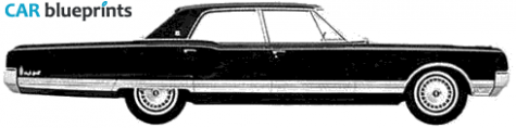 1965 Oldsmobile 98 Sedan blueprint