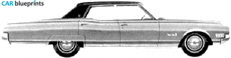 1966 Oldsmobile 98 Sedan blueprint