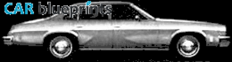 1977 Oldsmobile Cutlass S Sedan blueprint