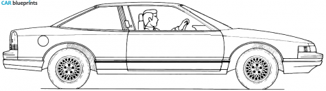 1988 Oldsmobile Cutlass Supreme Coupe blueprint