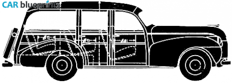 1940 Oldsmobile Deluxe Wagon blueprint