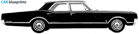 1965 Oldsmobile Dynamic 88 Celebrity Sedan blueprint