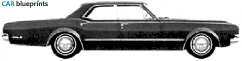 1966 Oldsmobile Jetstar 88 Celebrity Sedan blueprint