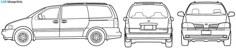 2004 Oldsmobile Silhouette Wagon blueprint