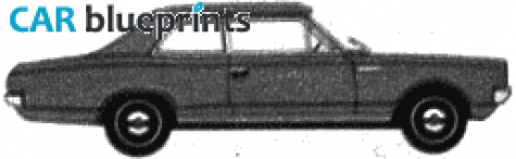 1967 Opel Rekord C 2-door Sedan blueprint