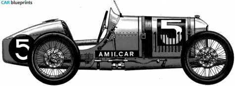 1926 Other Amilcar G6 OW blueprint