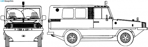 1991 Other Amphi Ranger Truck blueprint