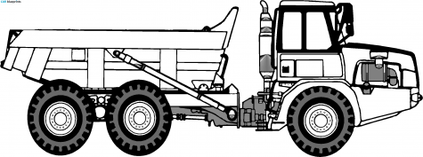 Other Articulating Dump Truck blueprint