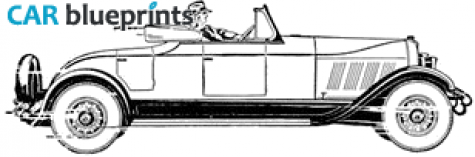 1927 Other Auburn 8-Eighty-Eight Roadster blueprint