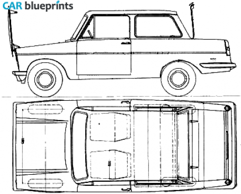 1967 Other Autocars Carmel 1.2 Sedan blueprint