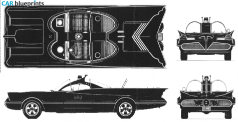 1966 Other Batmobile Cabriolet blueprint