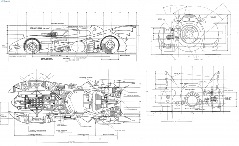 1985 Other Batmobile Coupe blueprint