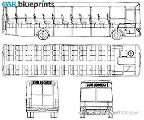 2006 Other BMC 1100FE School Bus blueprint