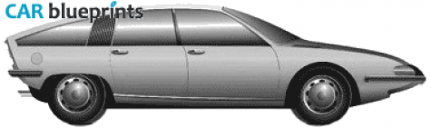 1967 Other BMC 1800 Berlina Aerodinamica Hatchback blueprint