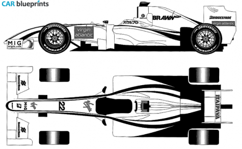 2009 Other Brawn GP BGP 001 GP OW blueprint