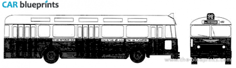 1954 Other Chausson APU Bus blueprint