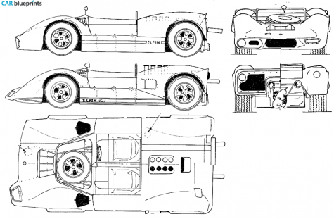 1966 Other Elfin 400 Coupe blueprint