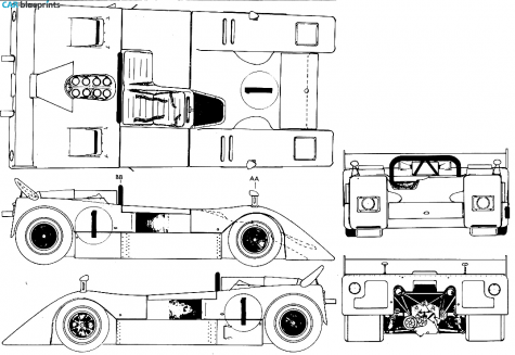 1970 Other Elfin ME5 Cabriolet blueprint