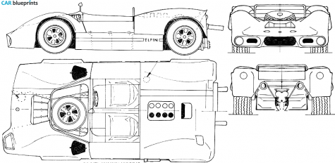 1967 Other Elfin Trasco Oldsmobile Cabriolet blueprint