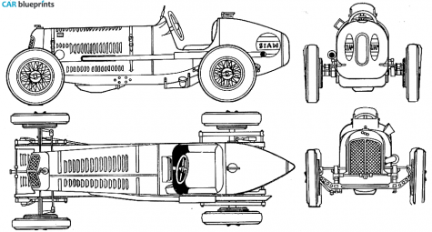 1934 Other Era Type AB OW blueprint