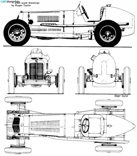 1934 Other Era Type B OW blueprint