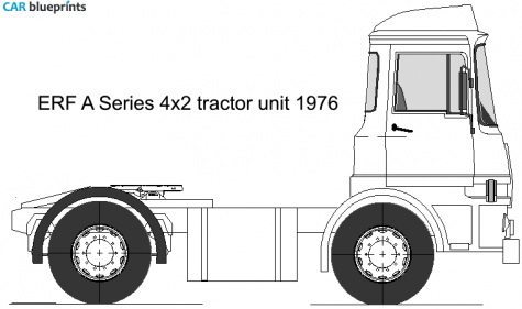 1976 Other ERF A-Series 4x2 Truck blueprint