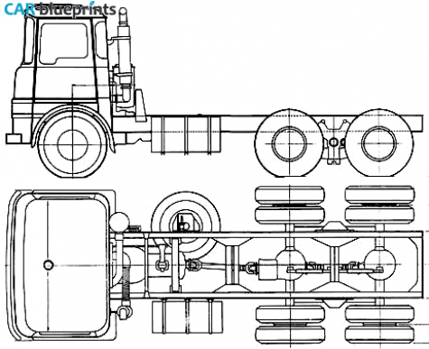 1967 Other ERF MW Truck blueprint