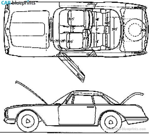 1962 Other Facel Vega Facel II Coupe blueprint