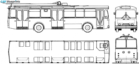 1975 Other FBW Trolleybus Bus blueprint