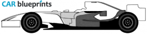 2008 Other Force India VJM01 F1 GP OW blueprint