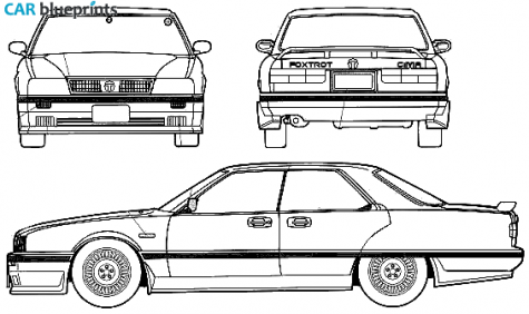 1985 Other Foxtrot Cima Sedan blueprint