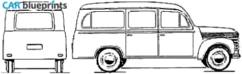 1952 Other Framo V-901 Wagon blueprint