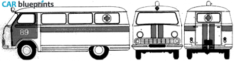 1977 Other ErAZ 762 Ambulance Van blueprint