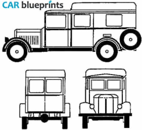 1939 Other Granit 25H Ambulance Van blueprint