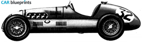 1952 Other HMV 2000 F1 GP OW blueprint