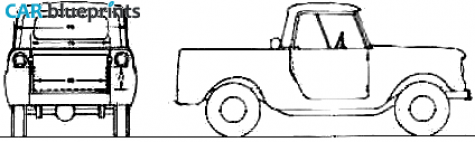 1965 Other International Scout 800 4x2 Soft Top Pick-up blueprint