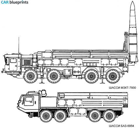 Other Iskander 9m72 Truck blueprint