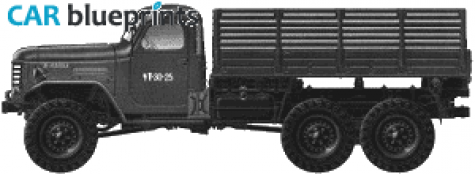 Other Jiefang CA-30 (ZIL-157) Truck blueprint