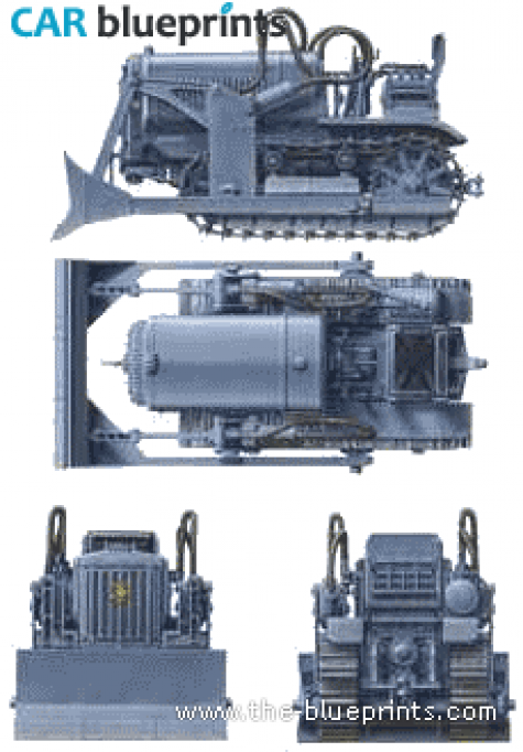 Other Komatsu G40 Bulldozer Tractor blueprint