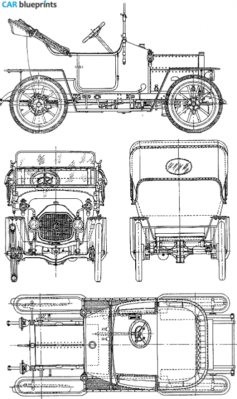 1911 Other Le Zebre Torpedo Deluxe Type A OW blueprint