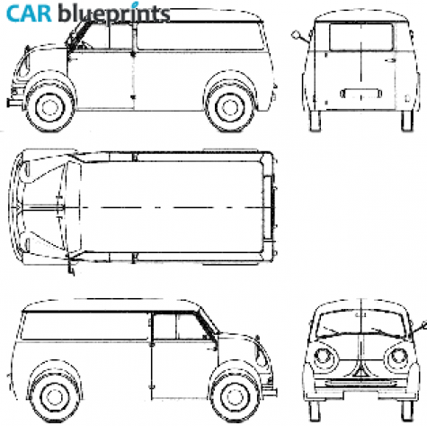 1955 Other Lloyd LTK-600 Van blueprint