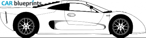 2000 Other Mosler MT900S Coupe blueprint
