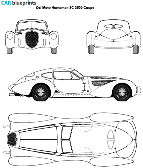 Other Ozi Moto Huntsman 8C 3500 Coupe blueprint