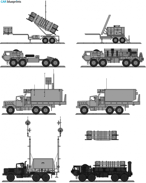 Other Patriot Missile System Truck blueprint