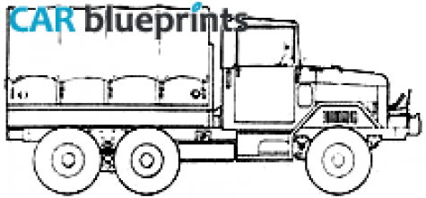 Other Reo M-35 2.5 t 6x6 Truck blueprint