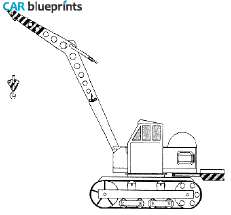 Other RK-3 Crawler Rotary Crane Truck blueprint
