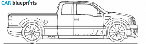 Other Saleen S331 Supercharged Pick-up blueprint