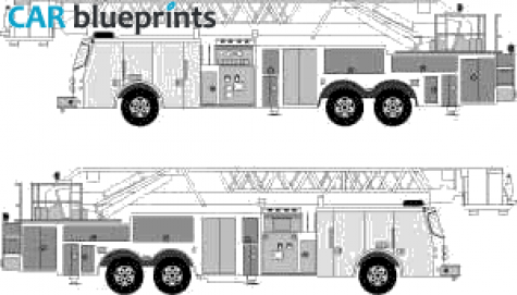 Other Simon Fire LT-02 Truck blueprint